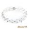 swarovski romantisk armbånd swarovski vevde perler krystall og sølv
