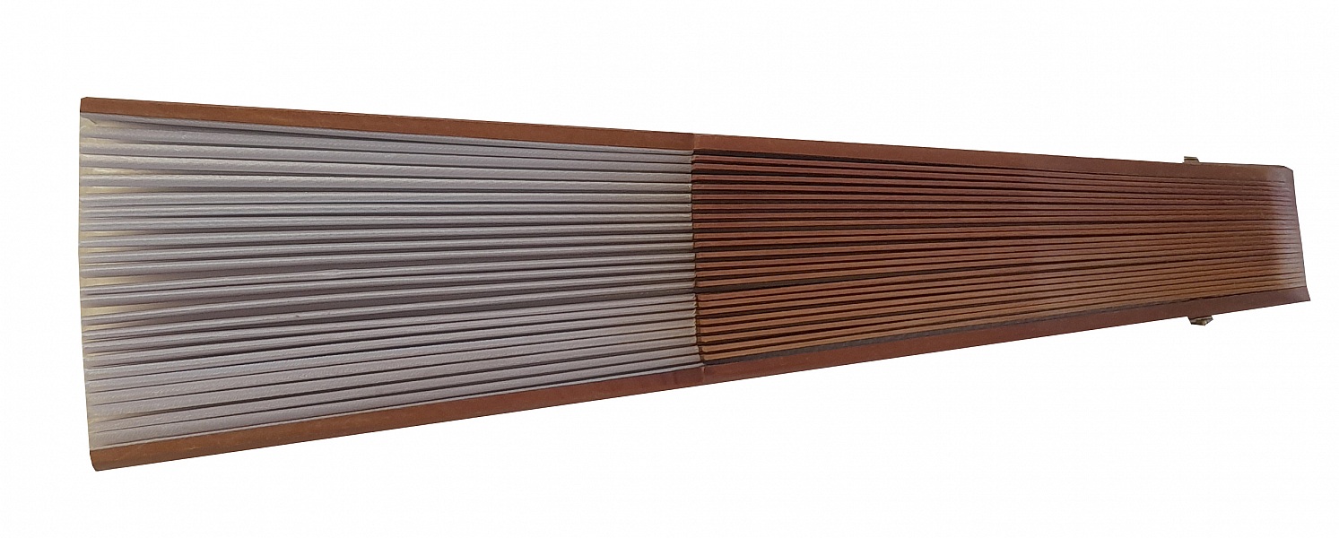 Eventail &agrave; customiser en coton blanc 