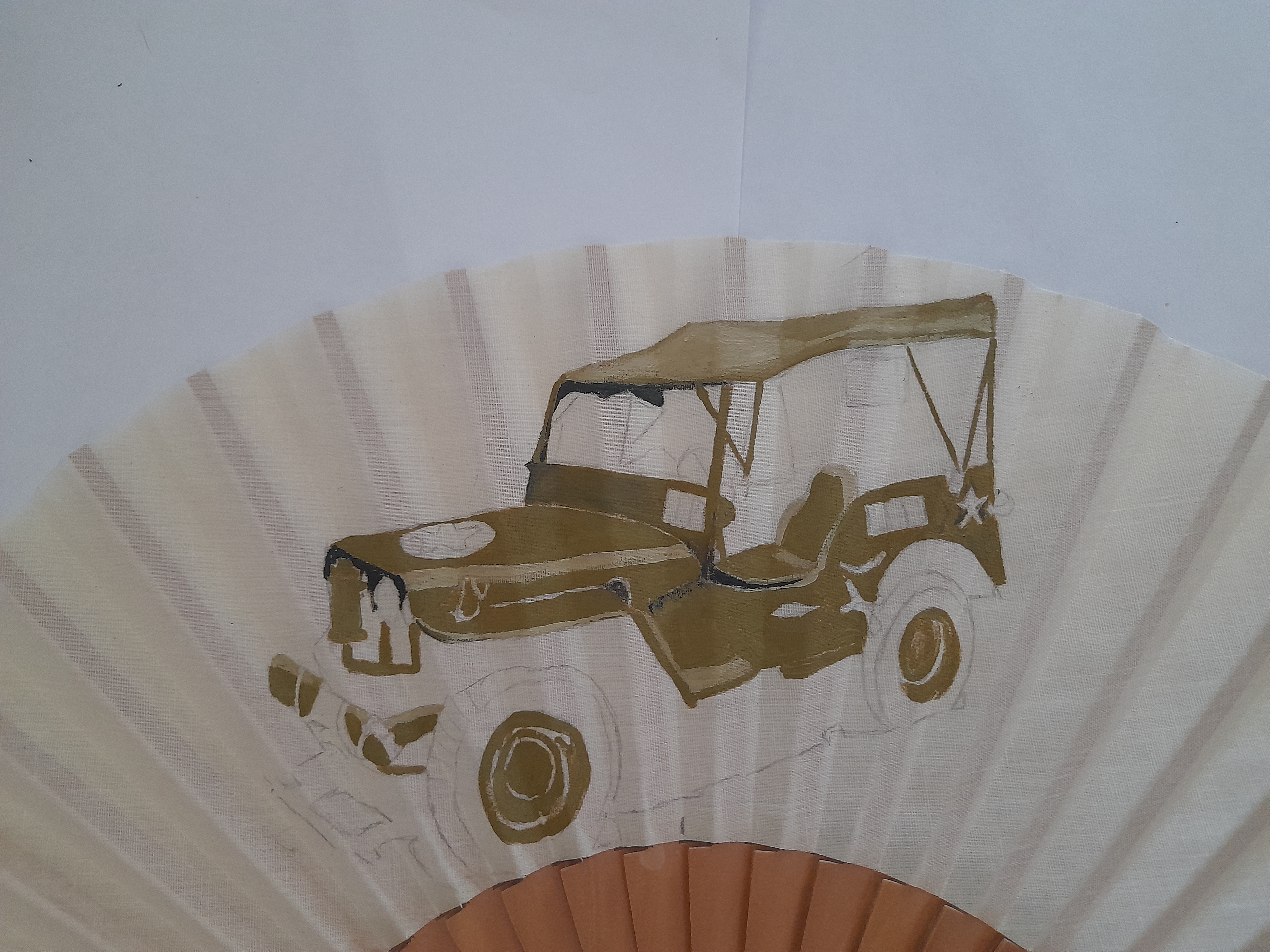 Une photo, votre &eacute;ventail, celui l&agrave; est en coton