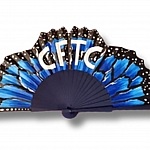 Une photo, votre éventail, celui là est en satin
