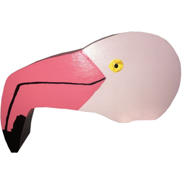 "Den rosa flamingo-papirhåndkleholderen. 