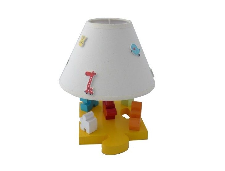 Barnas nattbordslampe "The Puzzle" H 30 Cm