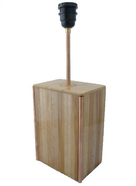 Bordlampe 63 Cm, Noble Wood : Kastanje, Eik, Valnøtt