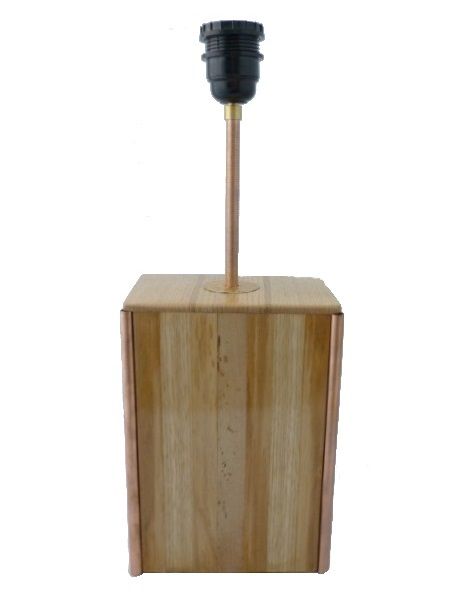 Bordlampe 63 Cm, Noble Wood : Kastanje, Eik, Valnøtt
