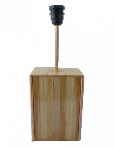 Bordlampe 63 Cm, Noble Wood : Kastanje, Eik, Valnøtt
