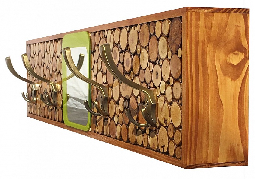 Stort rektangul&aelig;rt t&oslash;mmerveggstativ med speil