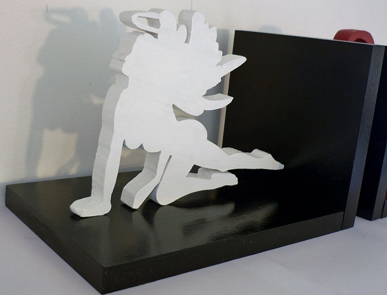 Tre bokst&oslash;tte "Sexy engel og djevel" moderne