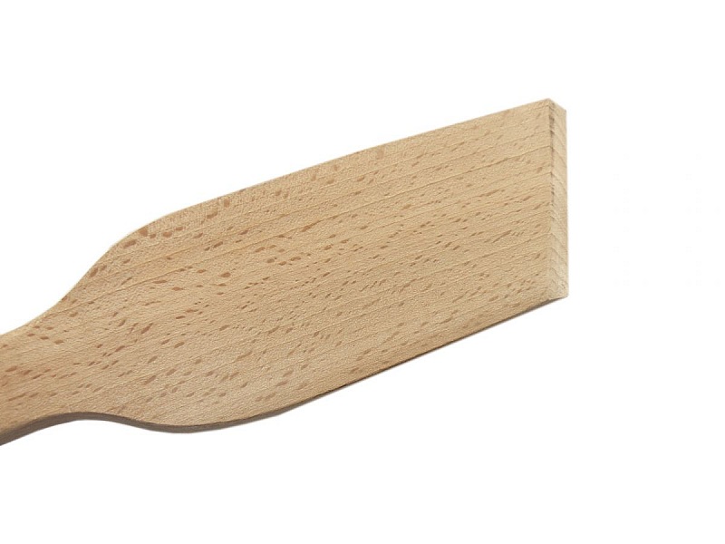 Spatel avfaset tykk trepilmodell 