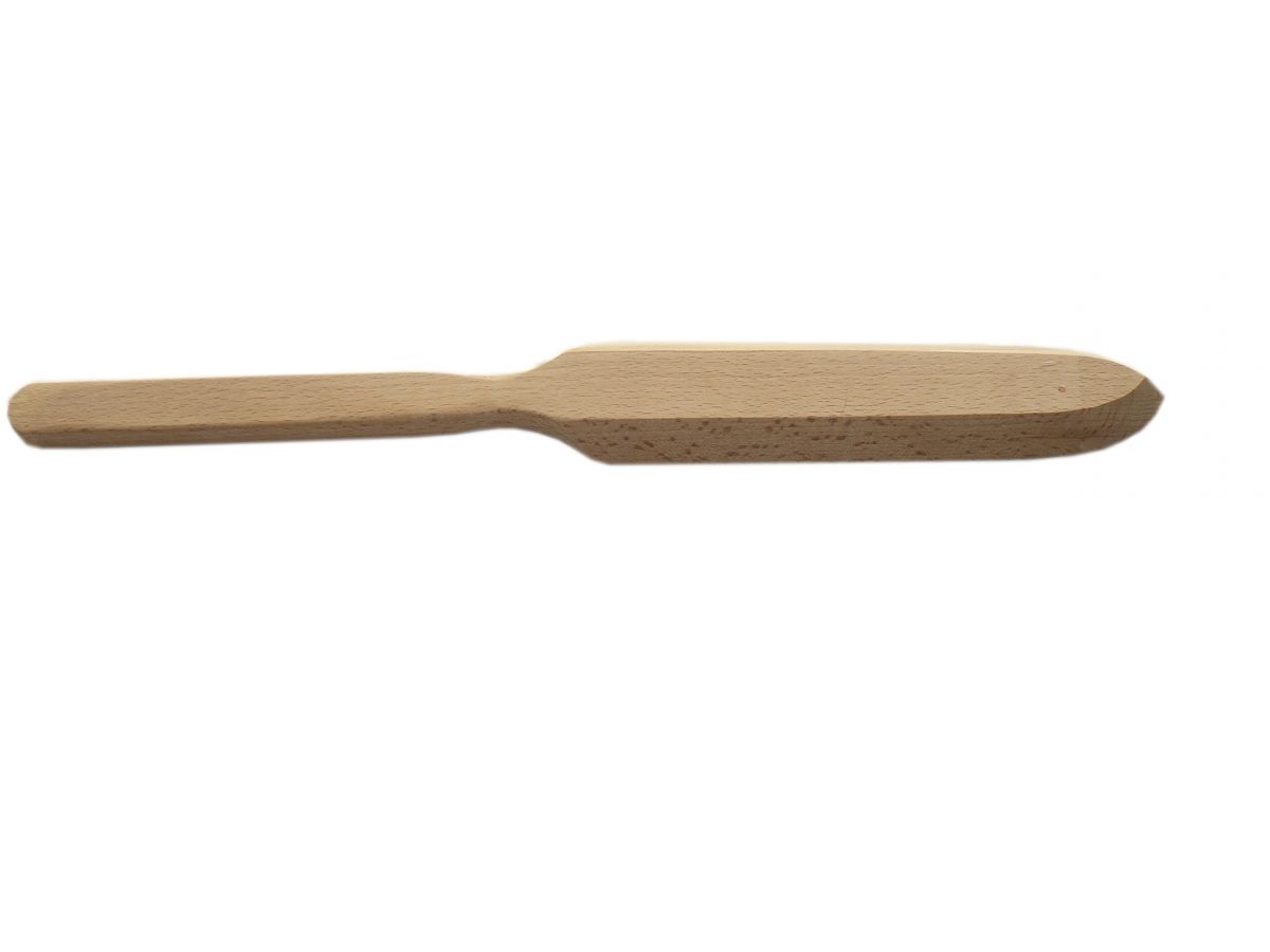 Kreppspatel Ø 20 med langt trehåndtak 39 cm
