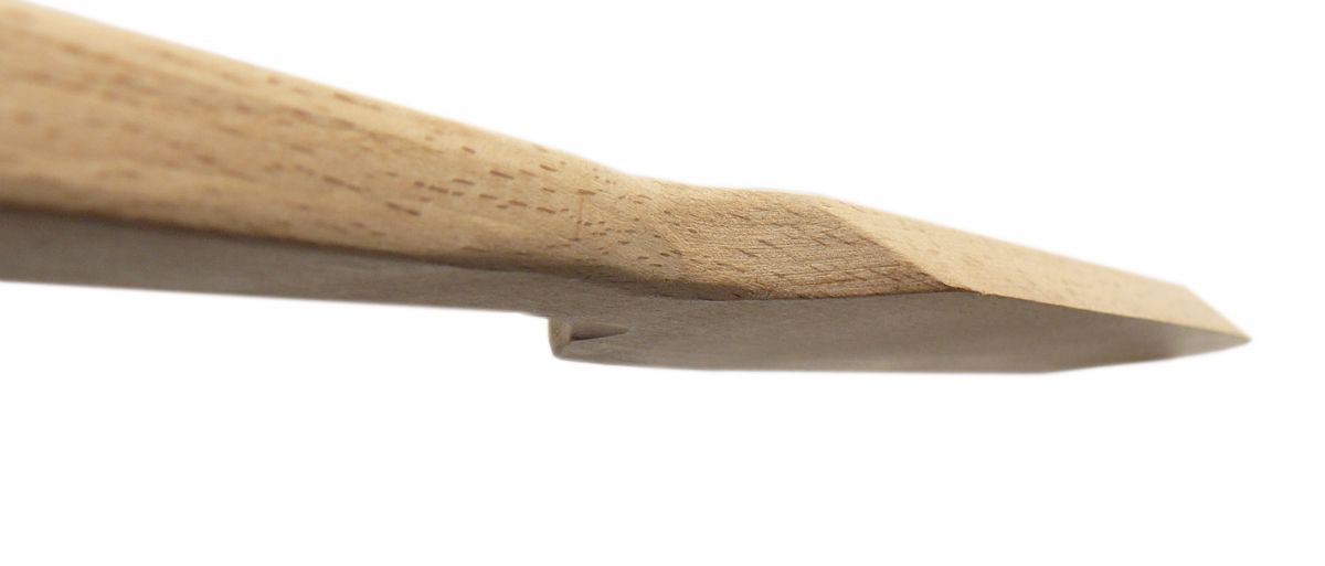 Kreppspatel Ø 20 med langt trehåndtak 39 cm