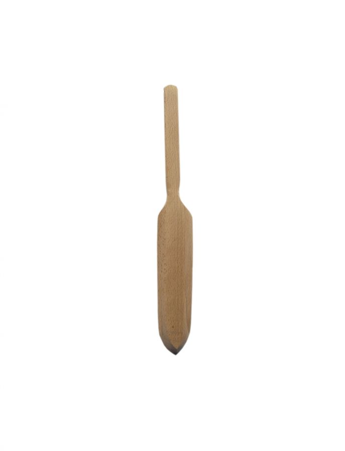 Kreppspatel Ø 20 med langt trehåndtak 39 cm