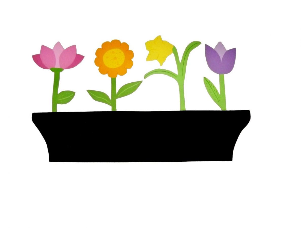 Bord Skifer påminnelse i tre modell : blomsterkasse 58x35 cm