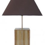 Bordlampe 63 Cm, Noble Wood : Kastanje, Eik, Valnøtt