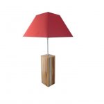 Bordlampe 76 Cm, Noble Wood : Plomme, Kirsebær, Sequoia, Bøk