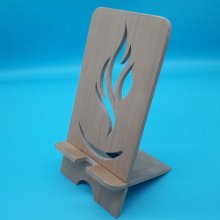 Vertikal mobiltelefonholder med flammemotiv
