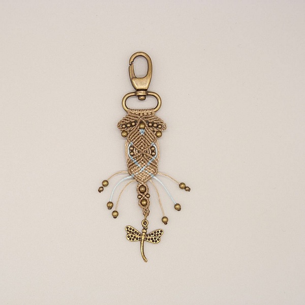 Bag juvel med karabinkrok n&oslash;kkelring for &aring; personalisere