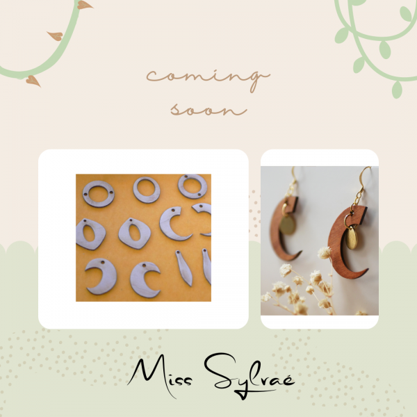 &Oslash;redobber i kirseb&aelig;rtre grafikk og gullbelagt