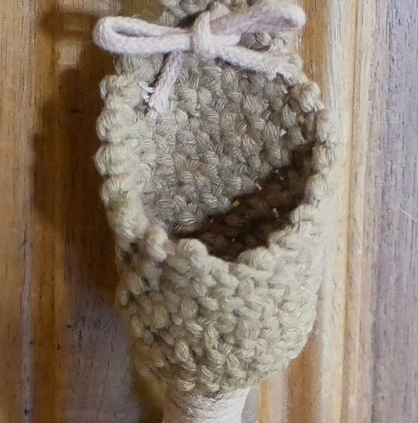 Pot en macram&eacute; &agrave; suspendre d&eacute;coration maison au naturel  