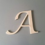 Trebokstav for å male modell LUCIDA CALLIGRAPHY