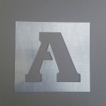 Sjablongbrev STENCIL EXPORT