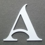 Plastbokstav PVC SHANGRI LA