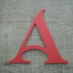 Plastbokstav PVC farge SHANGRI LA