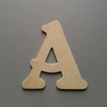Bokstav MDF rå til maling modell BELSHAW