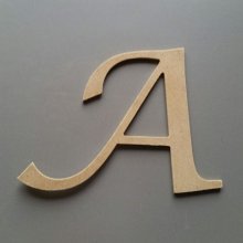 Bokstav MDF rå til malingsmodell LUCIDA CALLIGRAPHY