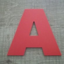 Plastbokstav PVC farge ARIAL BLACK