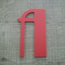 Plastbokstav PVC farge BETTY BLACK