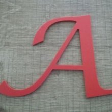 Plastbokstaver PVC farge LUCIDA CALLIGRAPHY