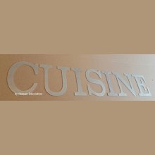 Dekorative bokstaver i sink KITCHEN 18 cm