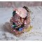 Bohemsk ring brodert med Swarovski-krystaller, fasetter og Miyuki-perler