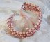 Rose Royale armbånd med Pink Tila perler, fasetterte perler og Swarovski krystallperler
