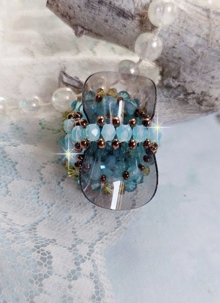 Hope ring med Swarovski krystallfasetter og spinnere