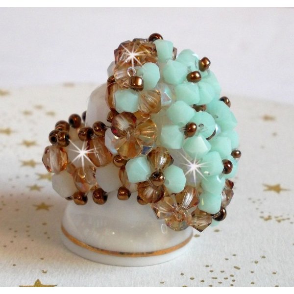 Vannliljering med Swarovski krystallfasetter og spinnere