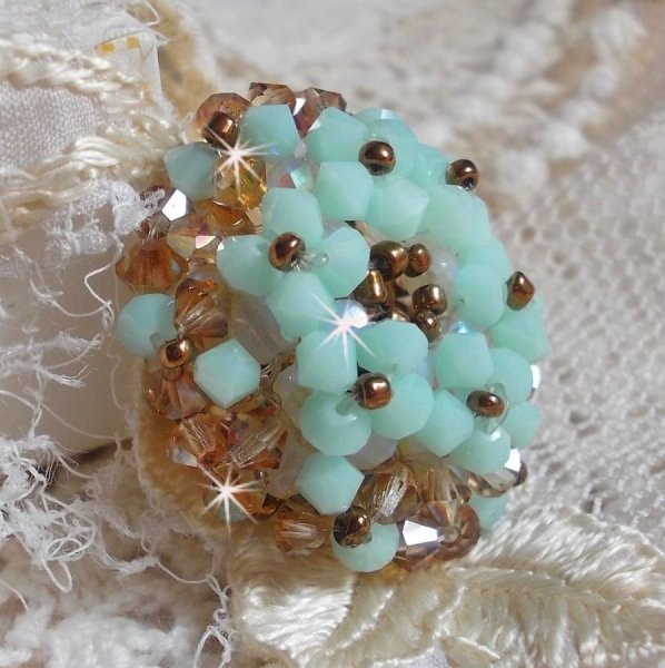 Vannliljering med Swarovski krystallfasetter og spinnere