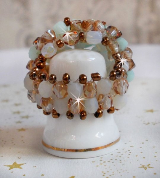 Vannliljering med Swarovski krystallfasetter og spinnere