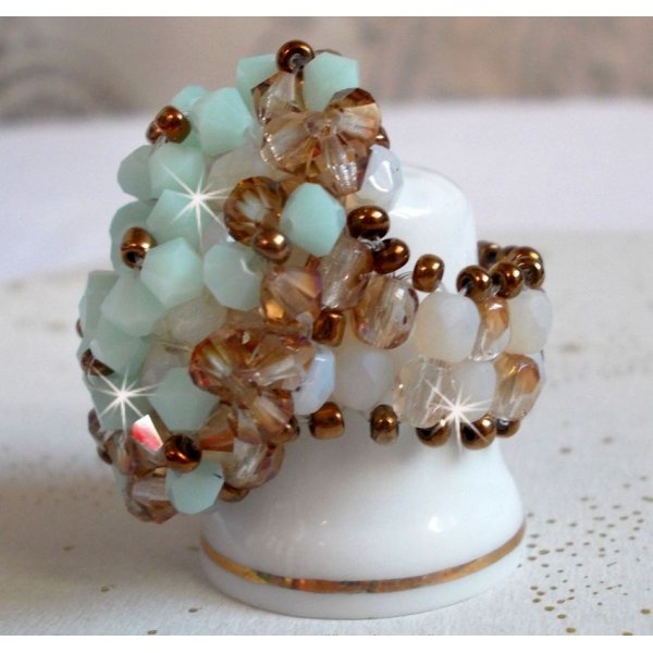 Vannliljering med Swarovski krystallfasetter og spinnere