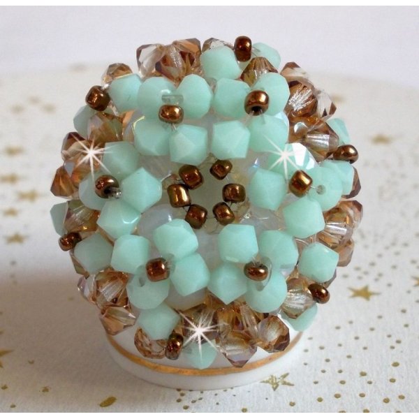 Vannliljering med Swarovski krystallfasetter og spinnere