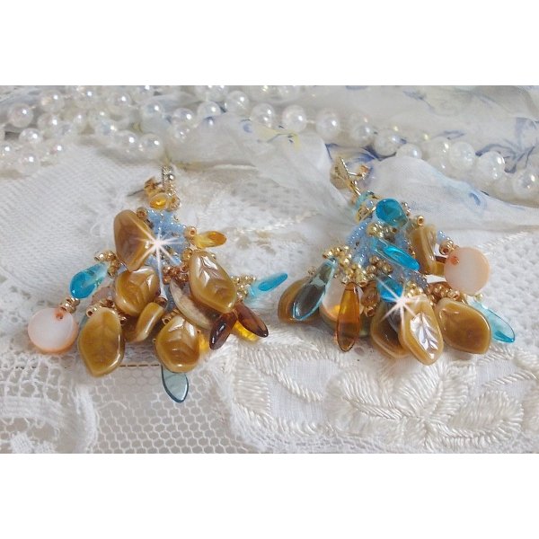 BO Cheyenne med perlemor paljetter og bohemske glassdolker