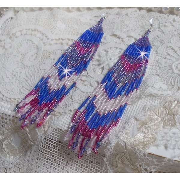 BO Constellation med Swarovski-krystaller, Miyuki-perler og r&oslash;r