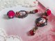BO Maria og Jesus laget med harpiks cabochons, røde fasetterte pærer og diverse tilbehør