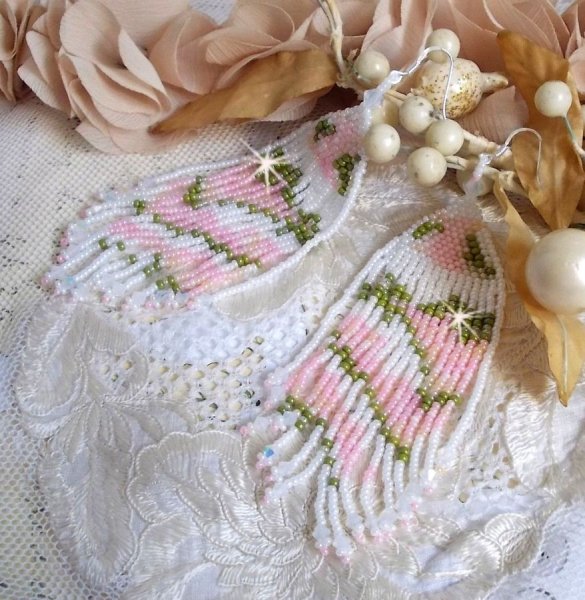 BO Matin Lumineux med japanske fr&oslash;perler og Swarovski-krystaller