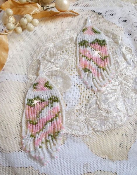 BO Matin Lumineux med japanske fr&oslash;perler og Swarovski-krystaller