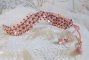 Rose Royale armbånd med Pink Tila perler, fasetterte perler og Swarovski krystallperler