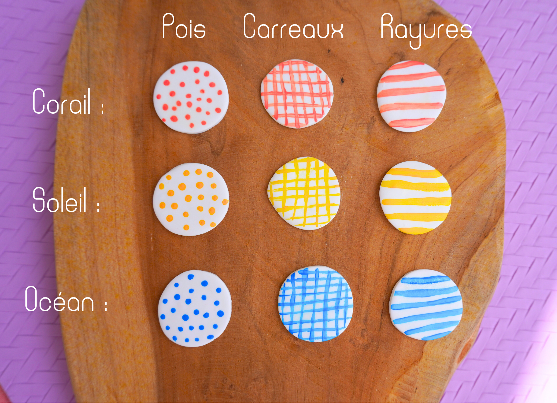 Boucles d'oreilles en argile polymère Bourgeon