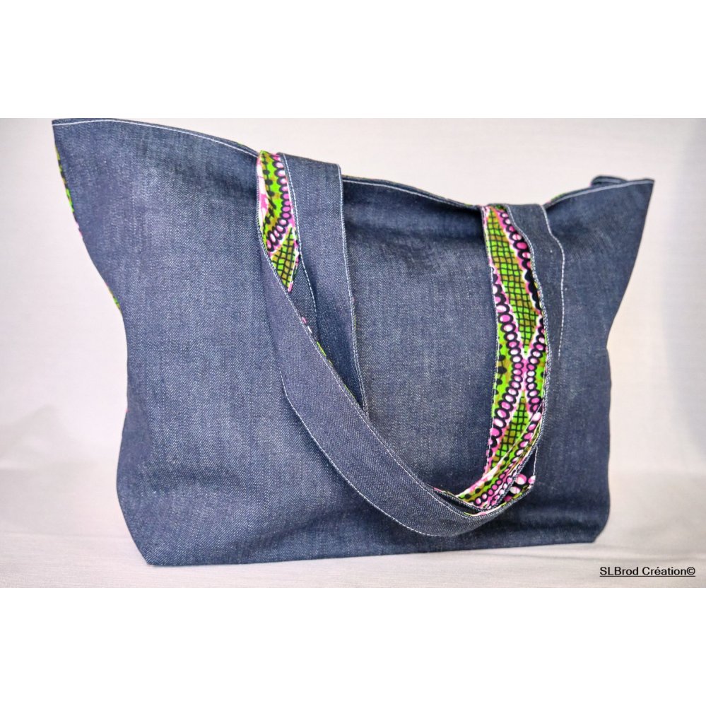 Tote bag med afrikansk mønster