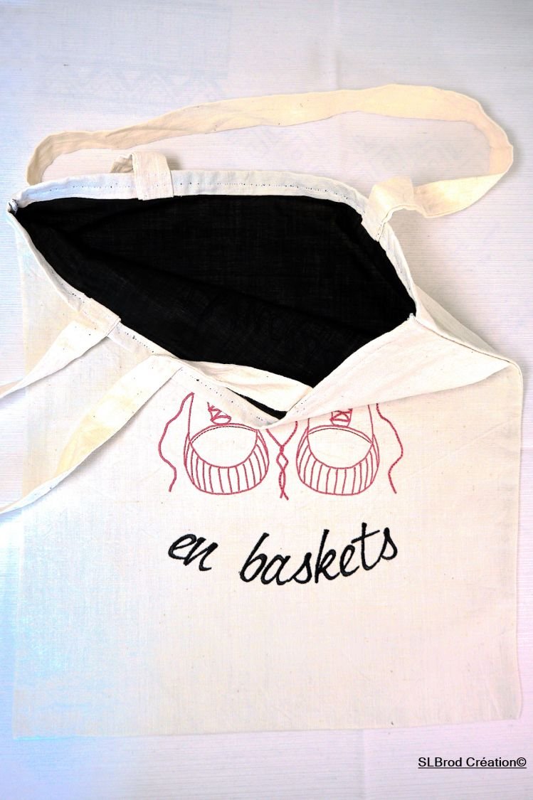 Brodert Tote Bag prinsesse med trenere