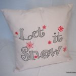 La det snø pute dekke
